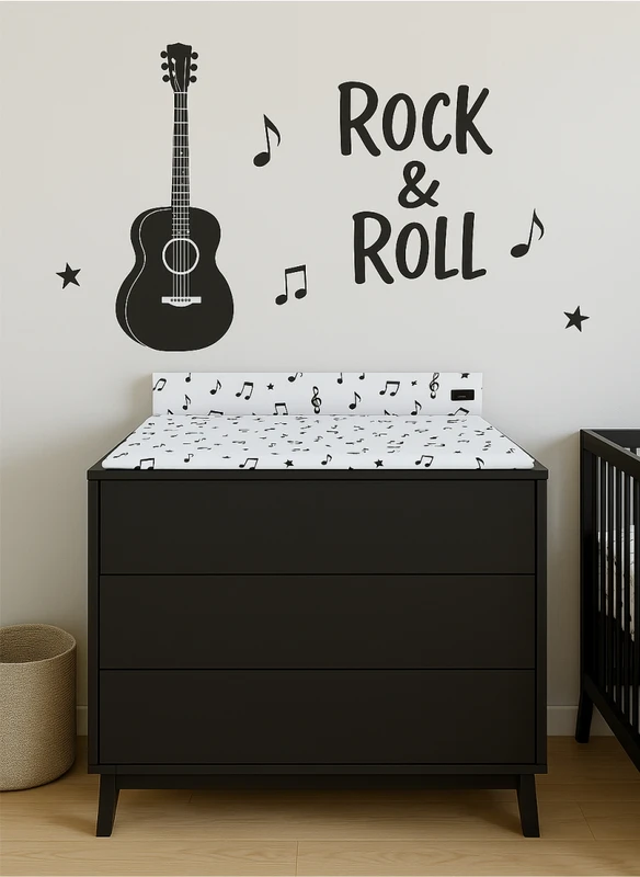 משטח החתלה לתינוק צבע לבן