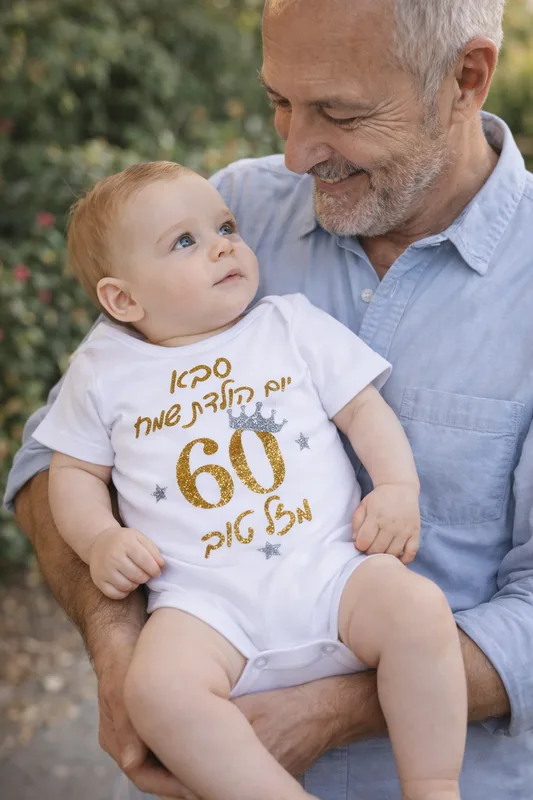 בגד גוף הפתעה לסבא